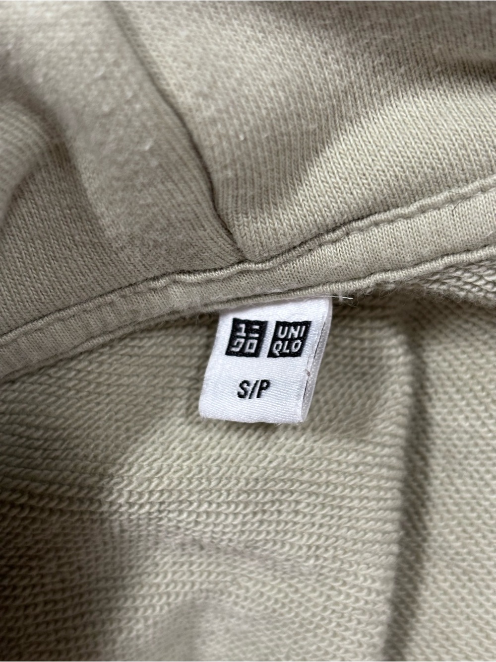 Uniqlo Raglan Sleeve Cropped Pullover Hoodie Size Small - Picture 4 of 5